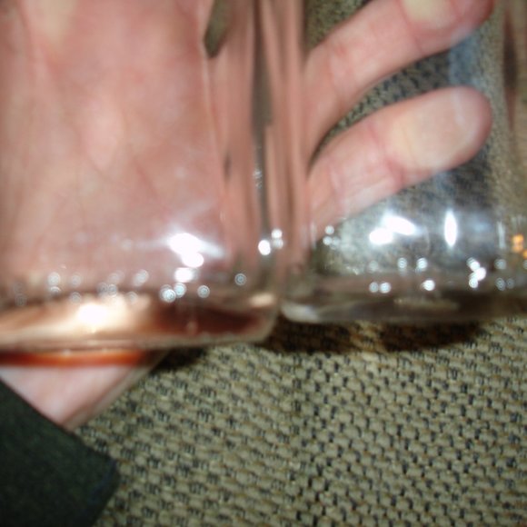 Bundle of 4 Vintage Half Pint Clear Glass Bottles No Lid - Meadow Gold Milk Plus - Picture 7 of 11